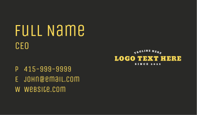 Rustic Masculine Business Business Card Image Preview