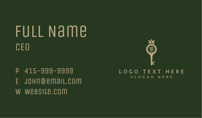 Gold Key Housing Business Card Image Preview