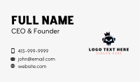 Crown Headphones Skull Business Card Image Preview