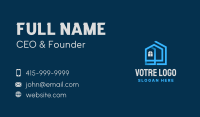 Blue Residential House Business Card Image Preview