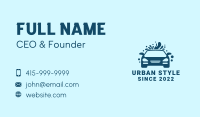 Water Car Cleaning  Business Card Design