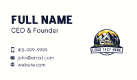 Mountain Travel Camper Business Card Image Preview