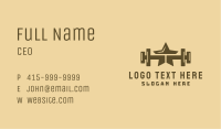 Star Barbell Fitness Gym Business Card Image Preview