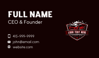 Race Car Detailing Business Card Preview