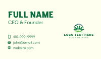 Grass Leaf Landscape Business Card Image Preview