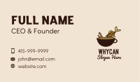 Coffee Fish  Business Card Image Preview