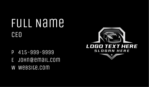 Car Automotive Detailing Business Card Design Image Preview