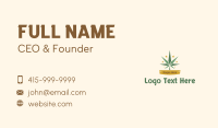 Rustic Hemp Badge Business Card Image Preview