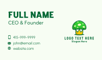 Mushroom Crown Business Card Image Preview