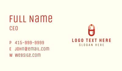Red Medical Drugstore Business Card Image Preview