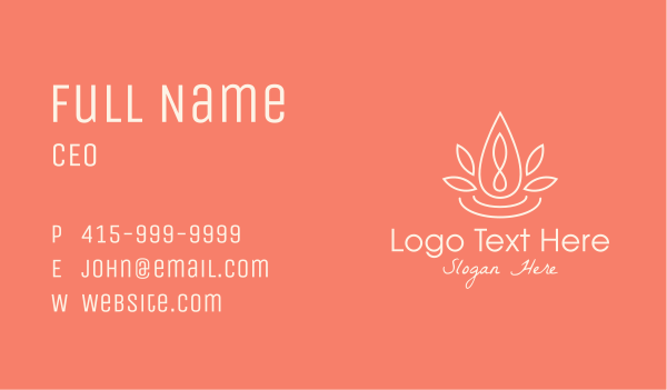 Natural Essence Oil Business Card Design Image Preview