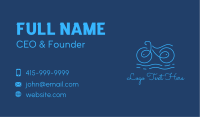 Blue Aqua Water Bike Business Card Image Preview