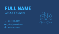 Blue Aqua Water Bike Business Card Image Preview