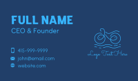 Blue Aqua Water Bike Business Card Preview