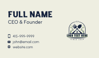 Gardening Shovel Pitchfork Business Card Image Preview