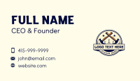 Handyman Hammer Nail Business Card Preview