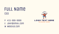 Superhero Energy Plug  Business Card Image Preview