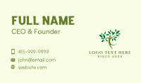 Wellness Human Tree Bird Business Card Image Preview