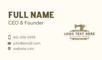 Vintage Boutique Tailoring Business Card Image Preview