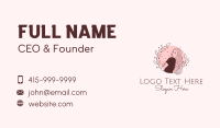 Lady Fashion Hairstylist Business Card Preview