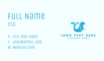 Abstract Seal Business Card Image Preview