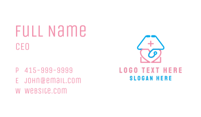 Heart Healthcare Home Business Card