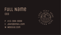 Mountain Peak Adventure Business Card Image Preview