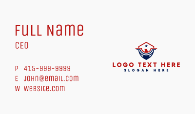 Bird Shield Eagle Business Card Image Preview