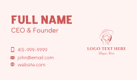 Hipster Girl Hat Business Card Image Preview