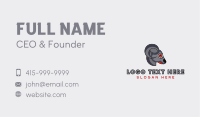 Grey Goat Head  Business Card Image Preview