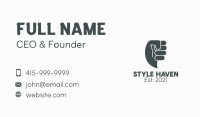 Gray Fist Messaging  Business Card Image Preview