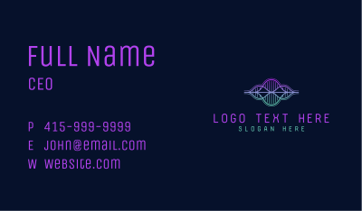 Wave Tech Laboratory Business Card Image Preview
