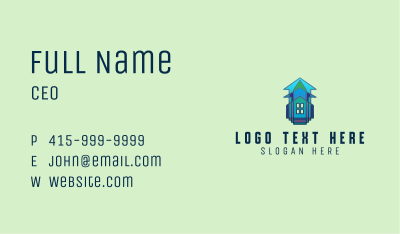 Abstract House Village Business Card Image Preview