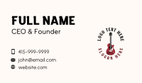 Acoustic Guitar Studio Business Card Preview