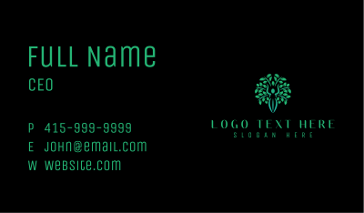 Nature Human Tree Business Card Image Preview