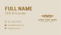 Golden House Roofer Business Card Image Preview