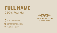 Golden House Roofer Business Card Image Preview
