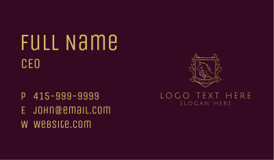 Regal Horse Stallion Business Card Image Preview