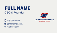 Eagle Aviation Letter C Business Card Image Preview