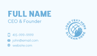 Hand Global Volunteer Business Card Image Preview