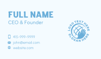 Hand Global Volunteer Business Card Preview