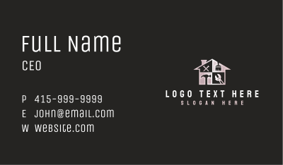 Carpentry Tools Repair Business Card Image Preview