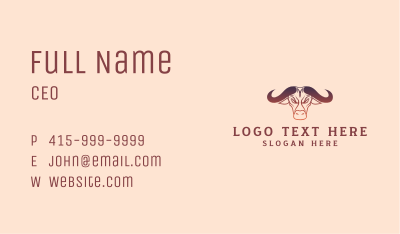 Wild Buffalo Ranch Business Card Image Preview