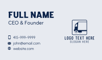 Transport Logistics Truck Business Card Preview