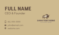 Wild Native Bison Business Card Preview