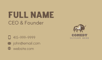 Wild Native Bison Business Card Image Preview