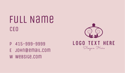 Ornamental Perfume Scent Business Card Image Preview