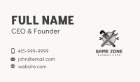 Gradient Wrench Plumbing Business Card Image Preview