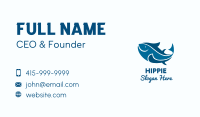 Blue Tuna Fish Business Card Image Preview