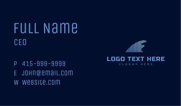 Line Sound Wave Business Card Design Image Preview